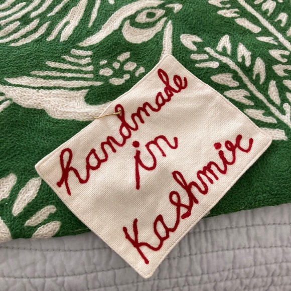 Gorgeous * Rare * Anthropologie Peacock Wool Rug - Picture 5 of 8